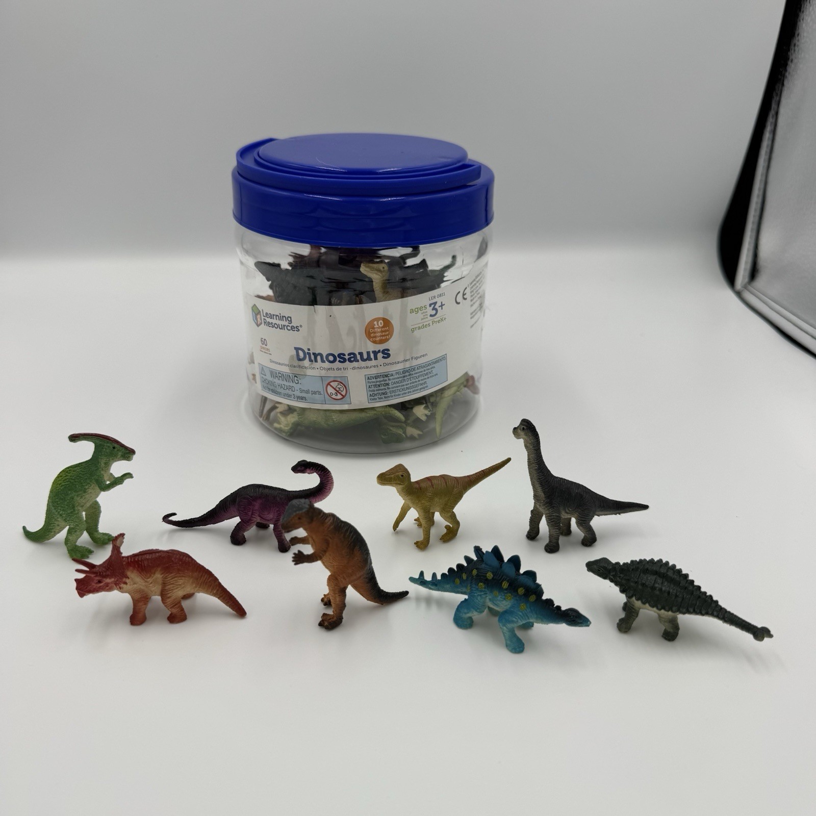 47 Piece Learning Resources Dinosaurs Toys For Kids Counting Sorting Play
