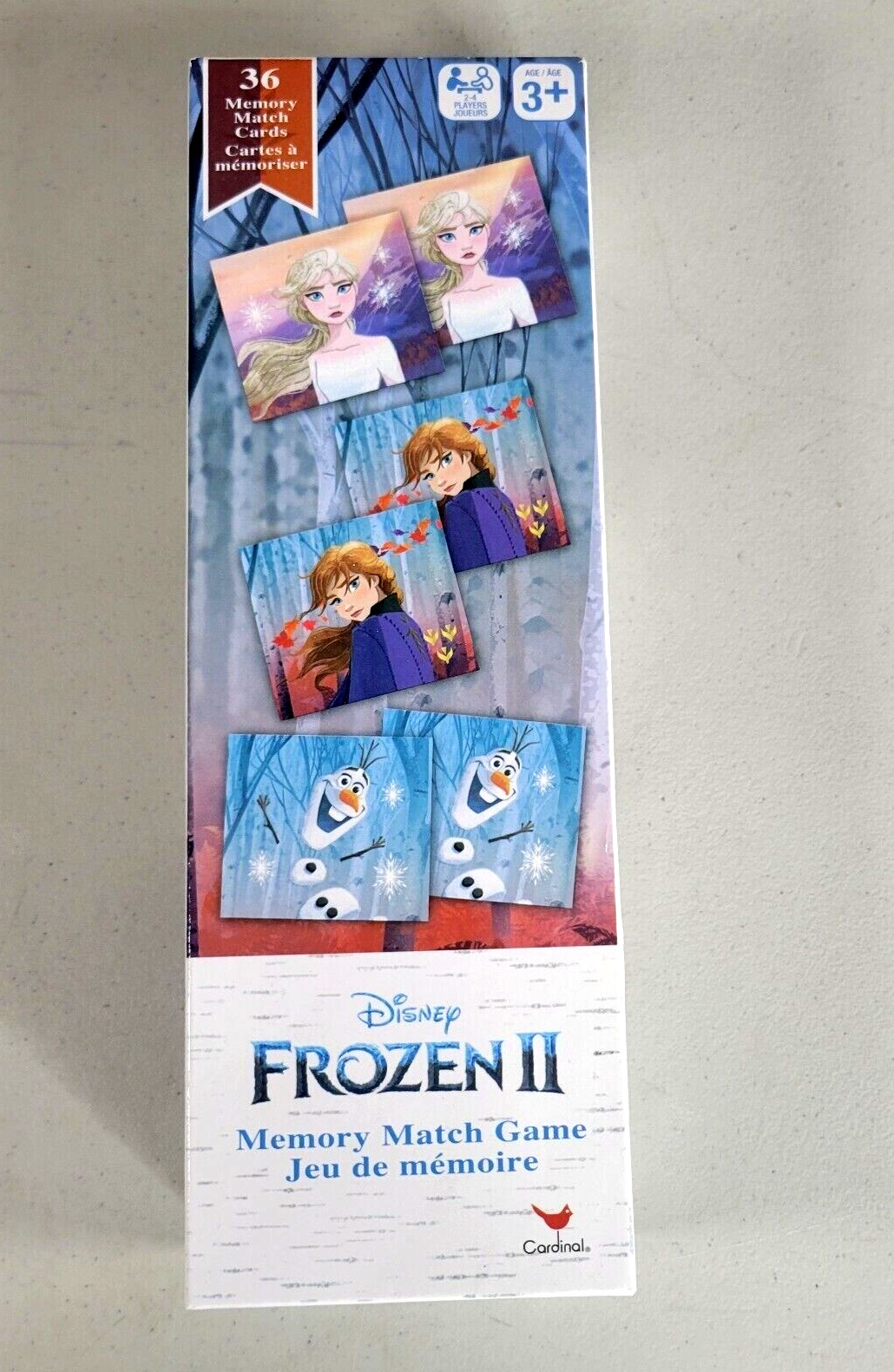 Disney Frozen II Memory Match Game New 36 Cards • Elsa Anna Olaf Kids Learning