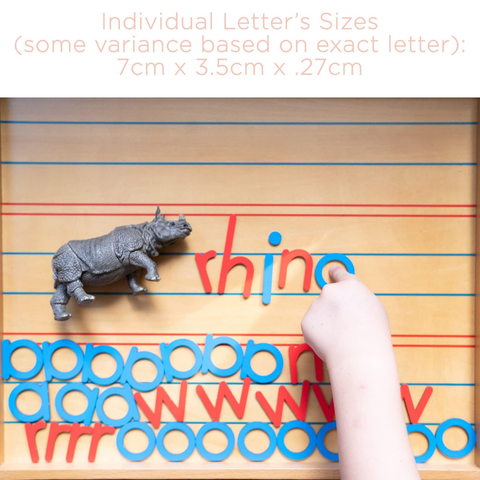 Movable Alphabet Montessori Wooden Letters – Moveable Alphabet With Box Mats …