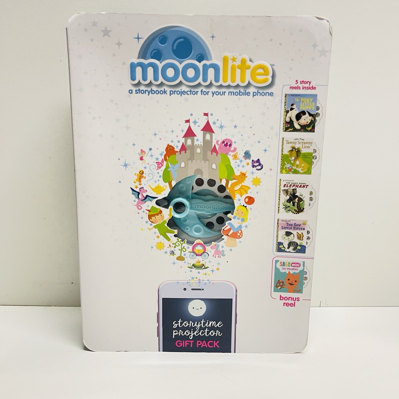Moonlite Story Projector Gift Pack Lot Interactive Story Telling Toy 12 Stories