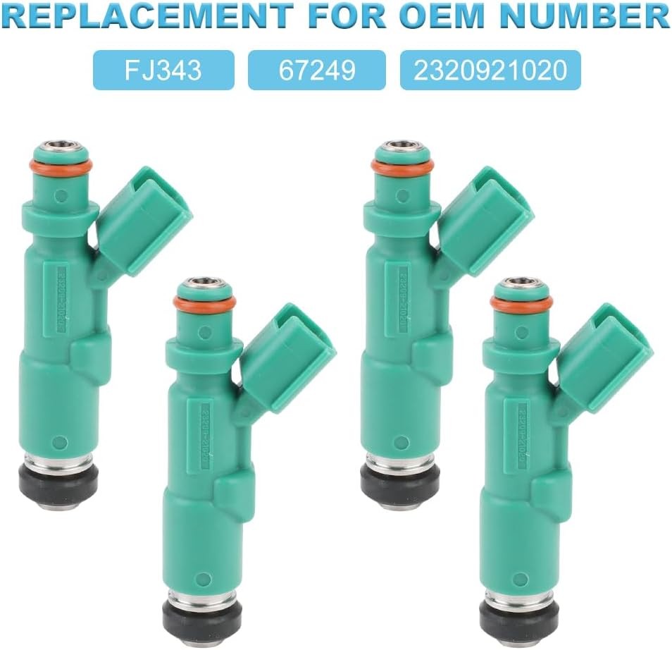 JDMON Fuel Injectors Compatible with Scion xA xB L4 1.5L 2004-2006 Compatible