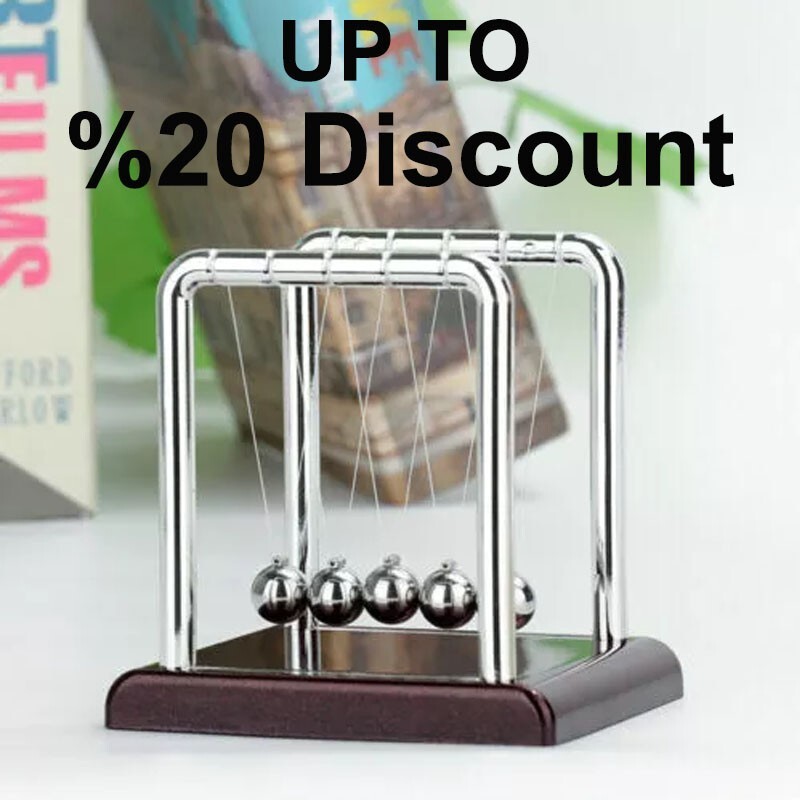 Newton’s Cradle, Desk Ball Stress Toy, Decor Pendulum, Physics Science Ball, AU