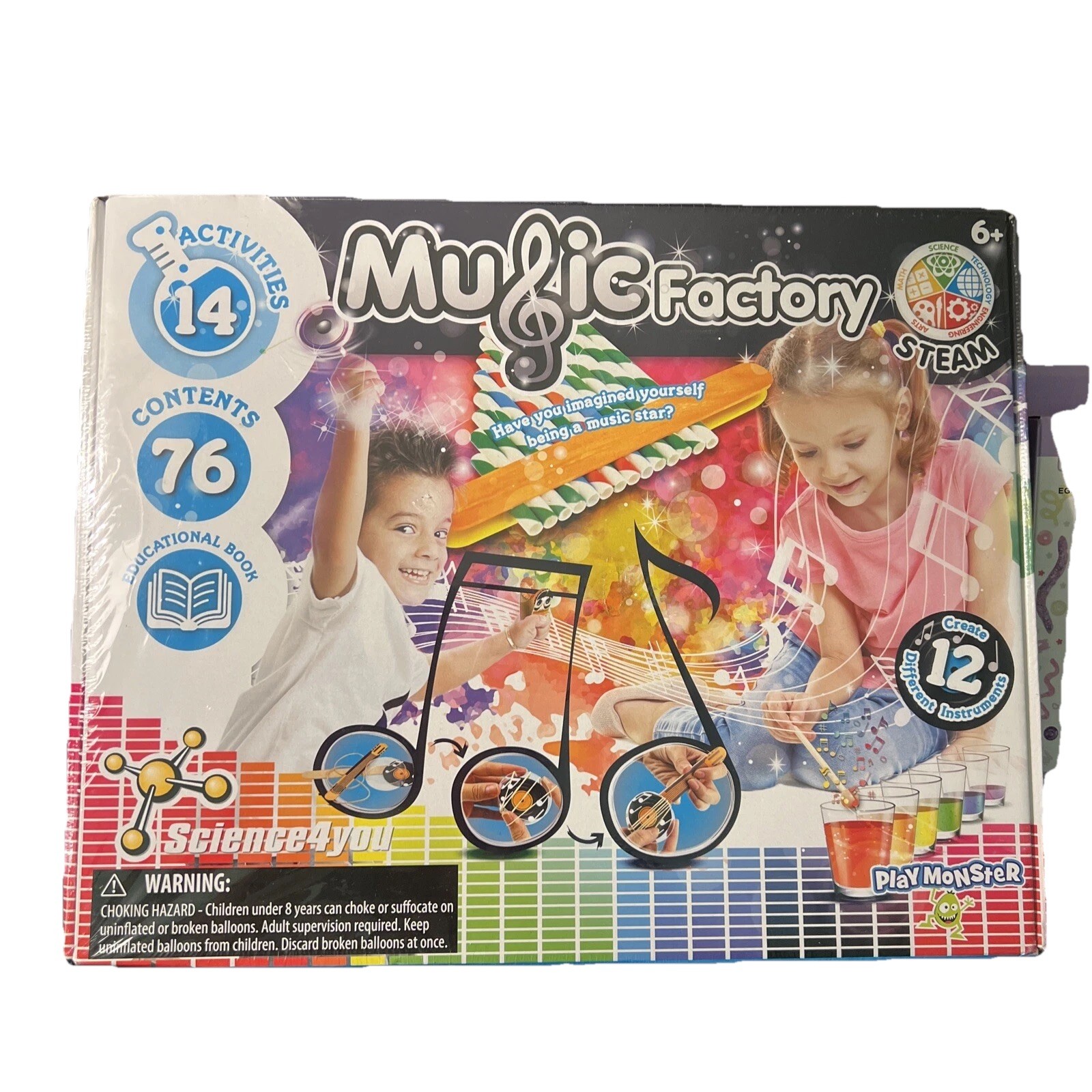 PlayMonster Music Factory Science Kit – 14 Activities to Construct & Play 2pk