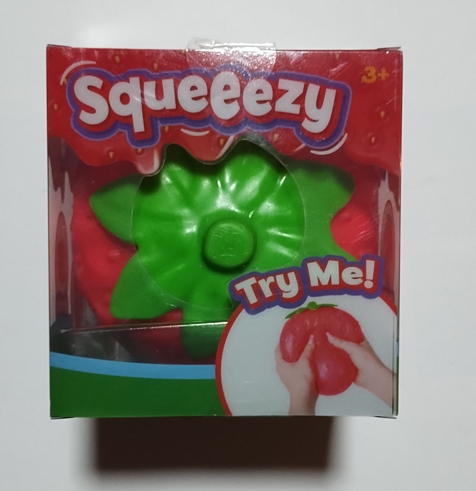 NEW Sunny Days Viral Jumbo Squeezy Butter (2) & Strawberry (1) Squishy Toy ALL 3