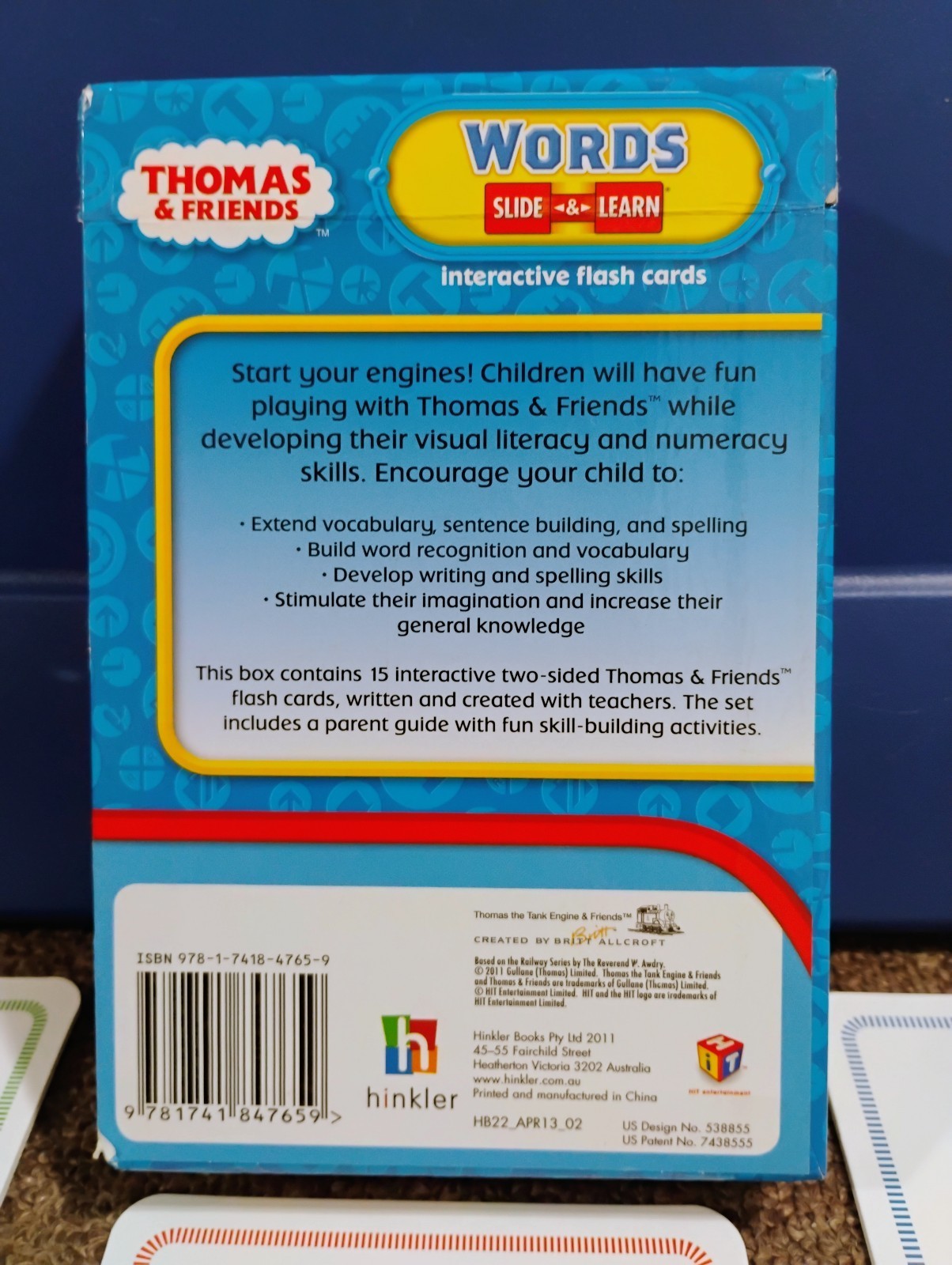 2011 Thomas & Friends Slide & Learn Interactive Cards