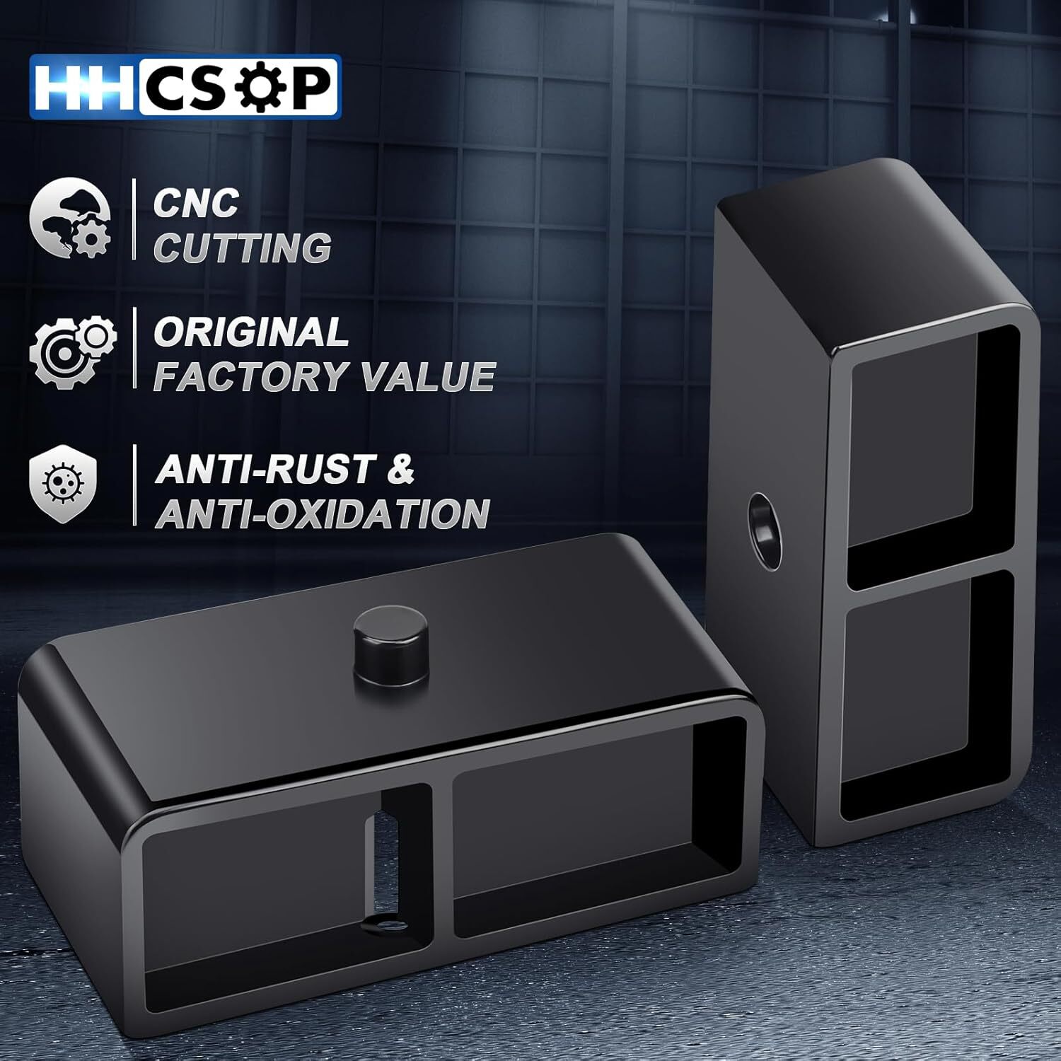 HHCSOP 2″ Rear Lift Block Kits Compatible with 1999-2020 Ford F250/F350 Super