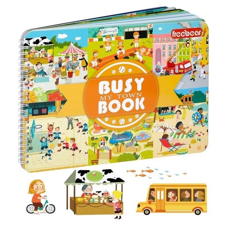 My Town busy Book for Preschoolers NIB Car Rides Learning