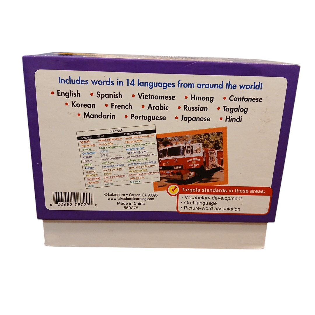 Lakeshore Around Our Community Photo Card Library 14 Languages 5 Categories EUC