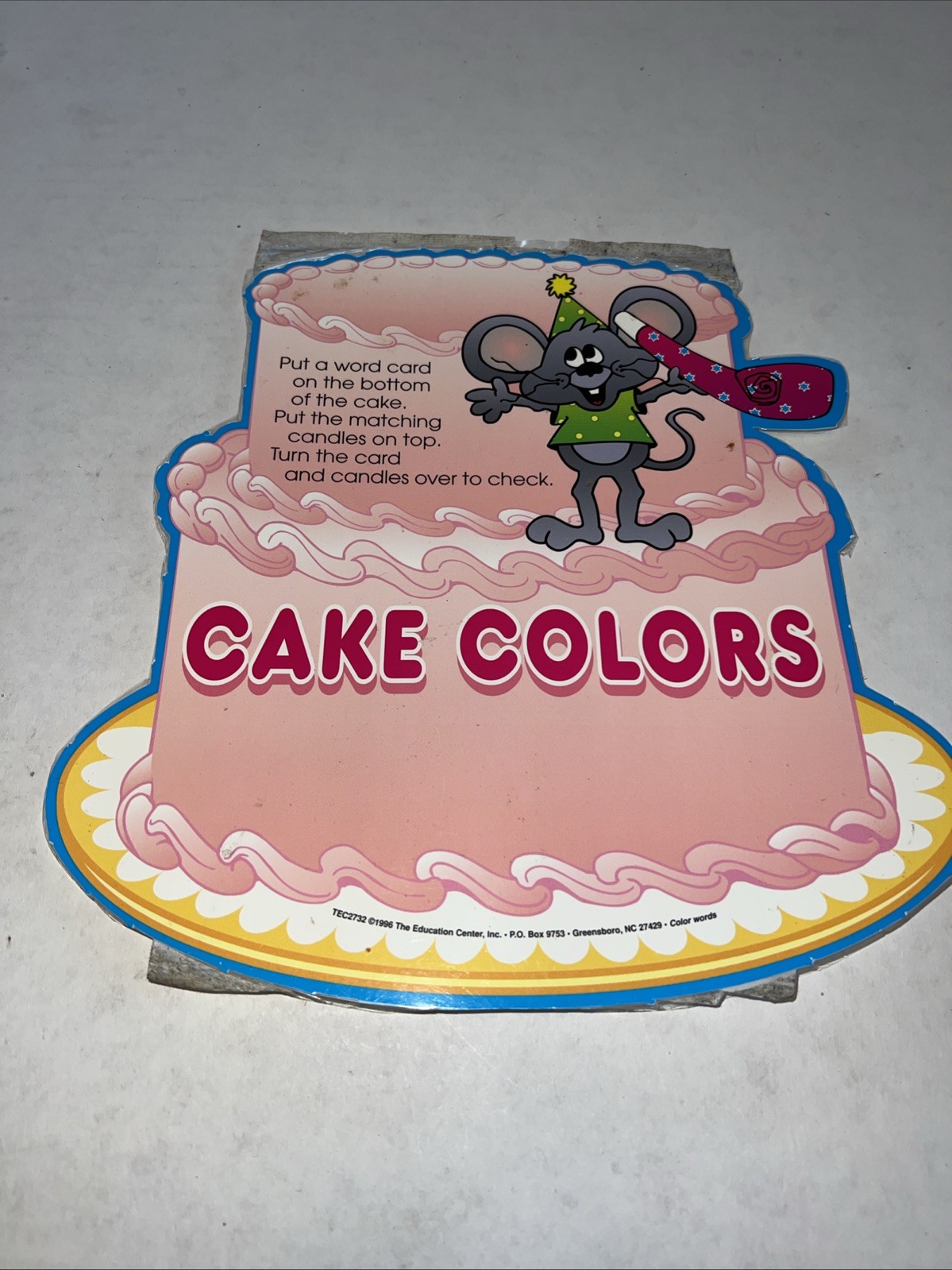 Cake Colors Grades K-1 Color/Color Word Game