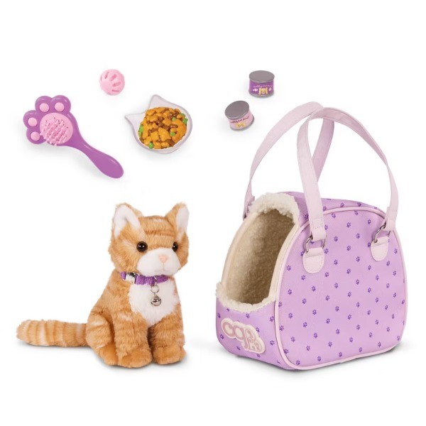 Hop in Cat Carrier & Pet Plush Kitten Accessory