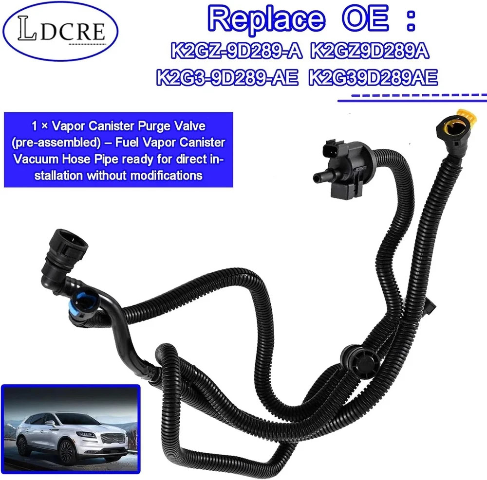 Vapor Canister Purge Valve for Ford Edge 2.0L 2015–2024, Lincoln Nautilus 2019–2