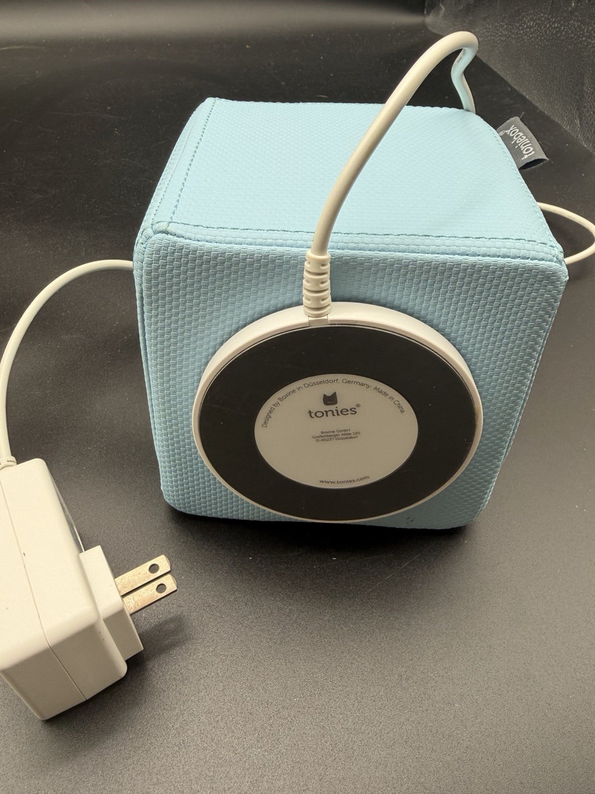 Tonies Toniebox Audio Box Player Blue W/AC Adapter Rare Star Belly Creative