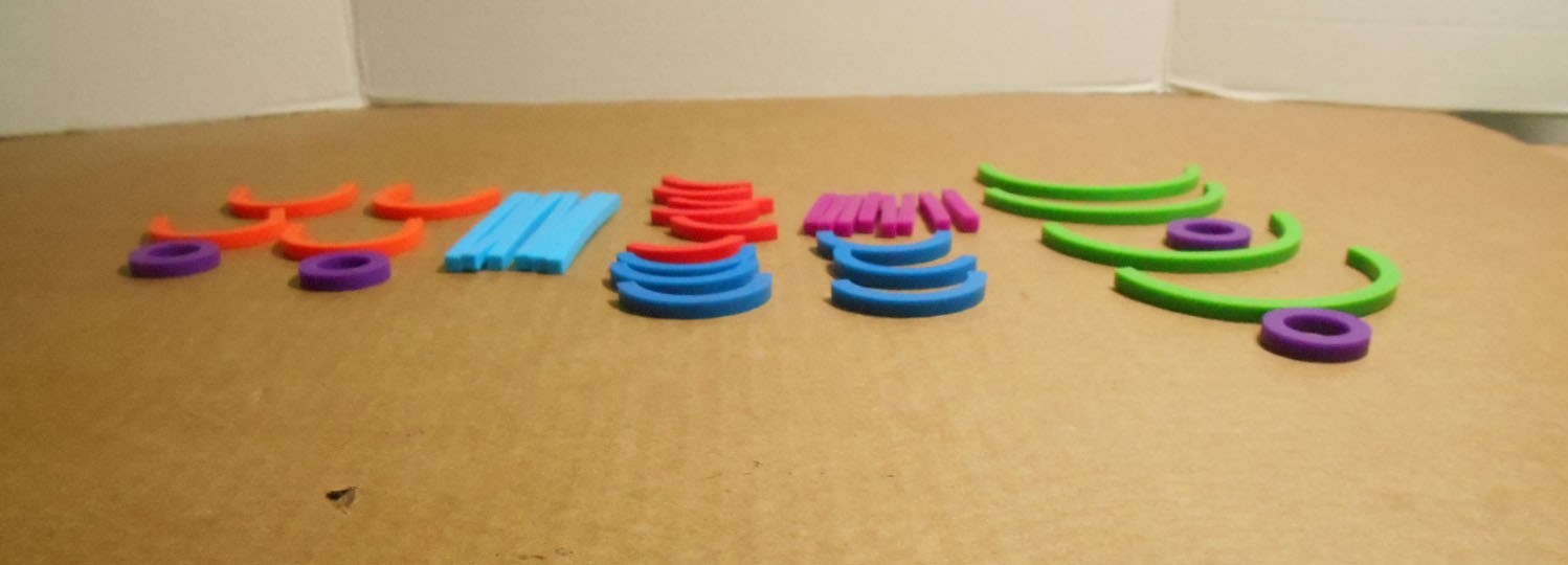 Osmo ABC Squiggle Magic In Box 38 PC Complete Sticks & Rings Little Genius W59