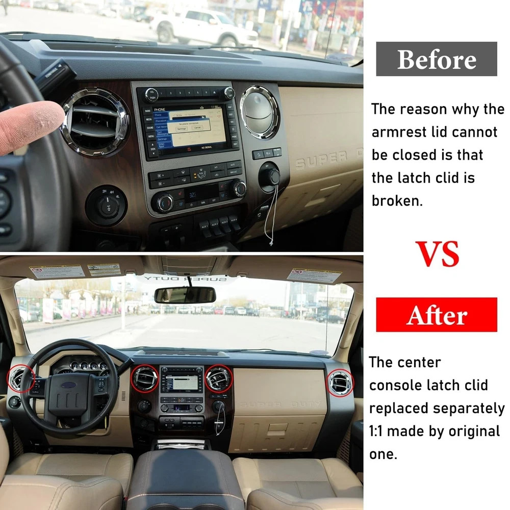 Compatible with 2011-2016 Ford Dash Air Vent,AC Heater Air Vent for F250 F350…