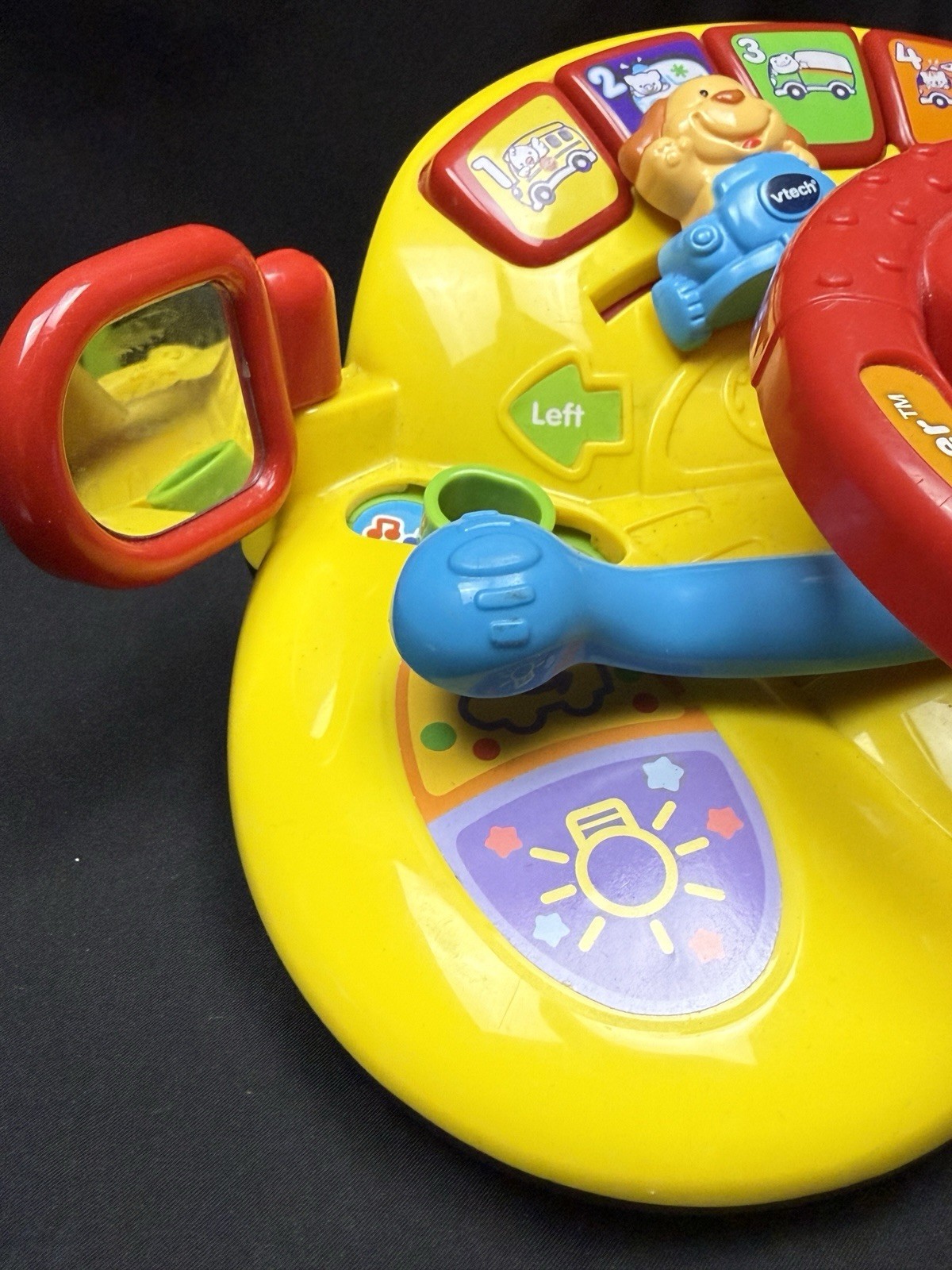 VTech Turn & Learn Driver Interactive Red and Yellow Dashboard Numbers Sings Toy