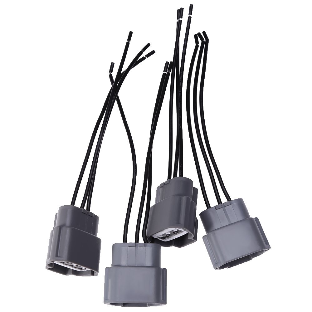 Hoypeyfiy 4pcs Ignition Coil Pack Wiring Harness Connector Replacement for…