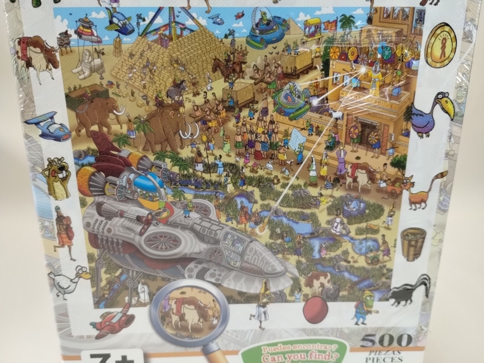 WuundenToy Priumium Edition Building The Pyramids 500 Pieces Puzzle 50cm x 50cm