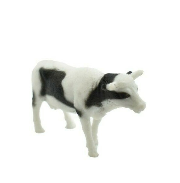 Cow, Dairy Realistic Small Toy Model Plastic Replica Farm Animal Kids 2.5″ F1845