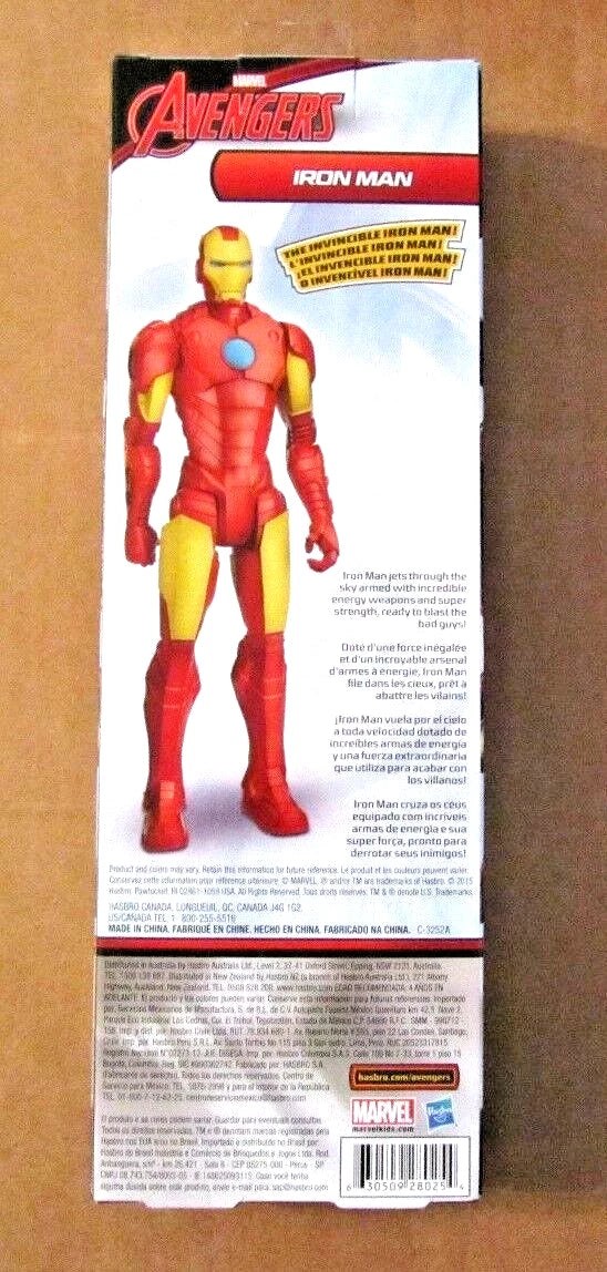 Hasbro Marvel Avengers Iron Man Titan Hero Series Action Figure – 12 Inch,