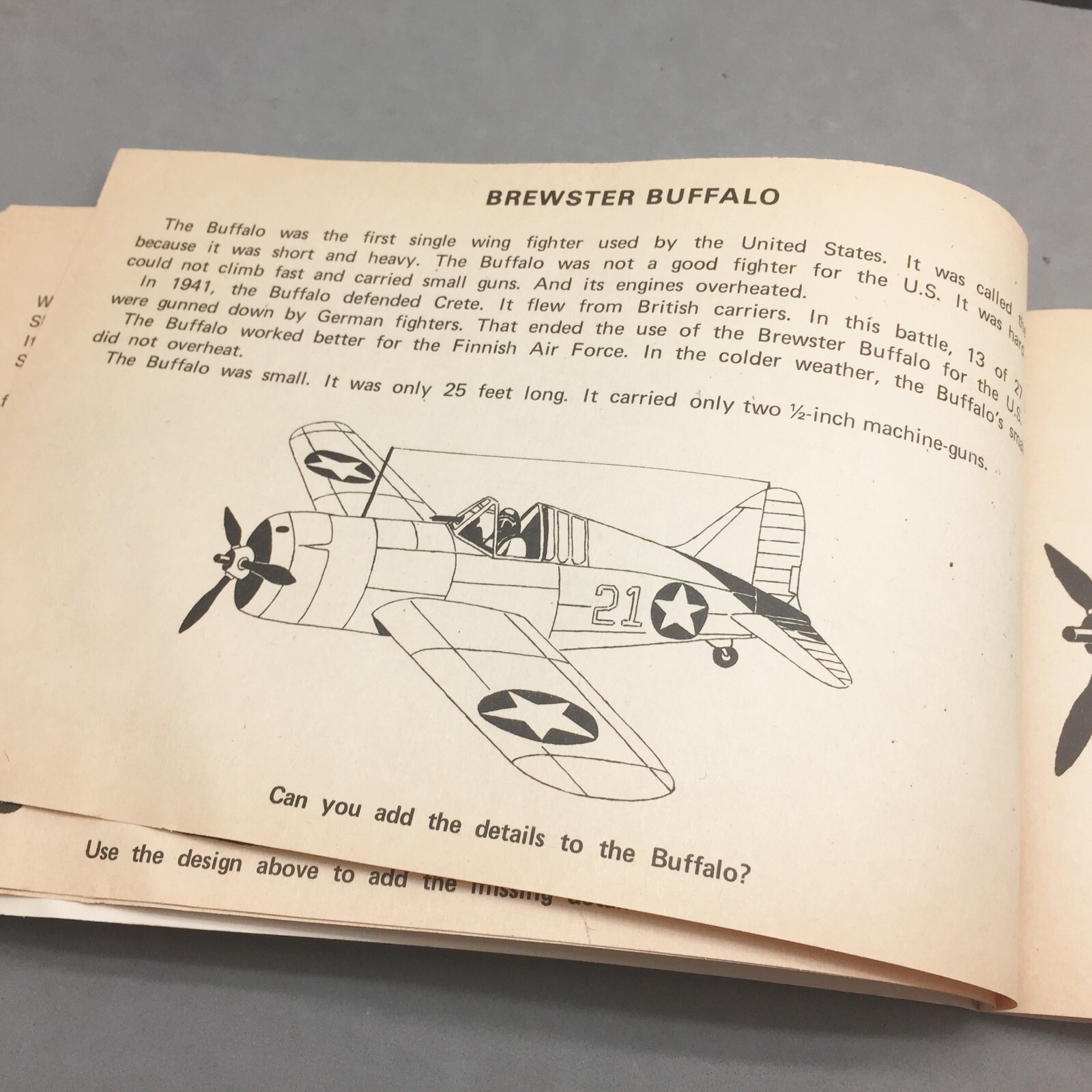 WWII Fighter Planes Kids Book John Patterson 1980 School Book Fair Learn To Draw