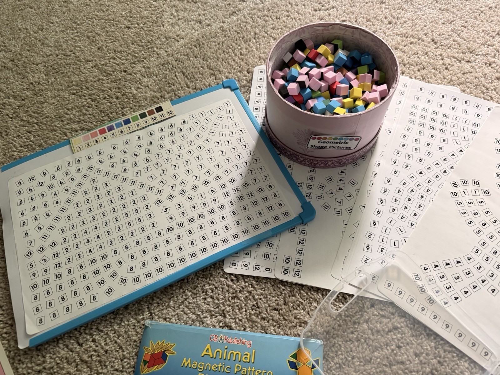 Educational Pattern Blocks /Tangrams & Logic Games Bundle – OT
