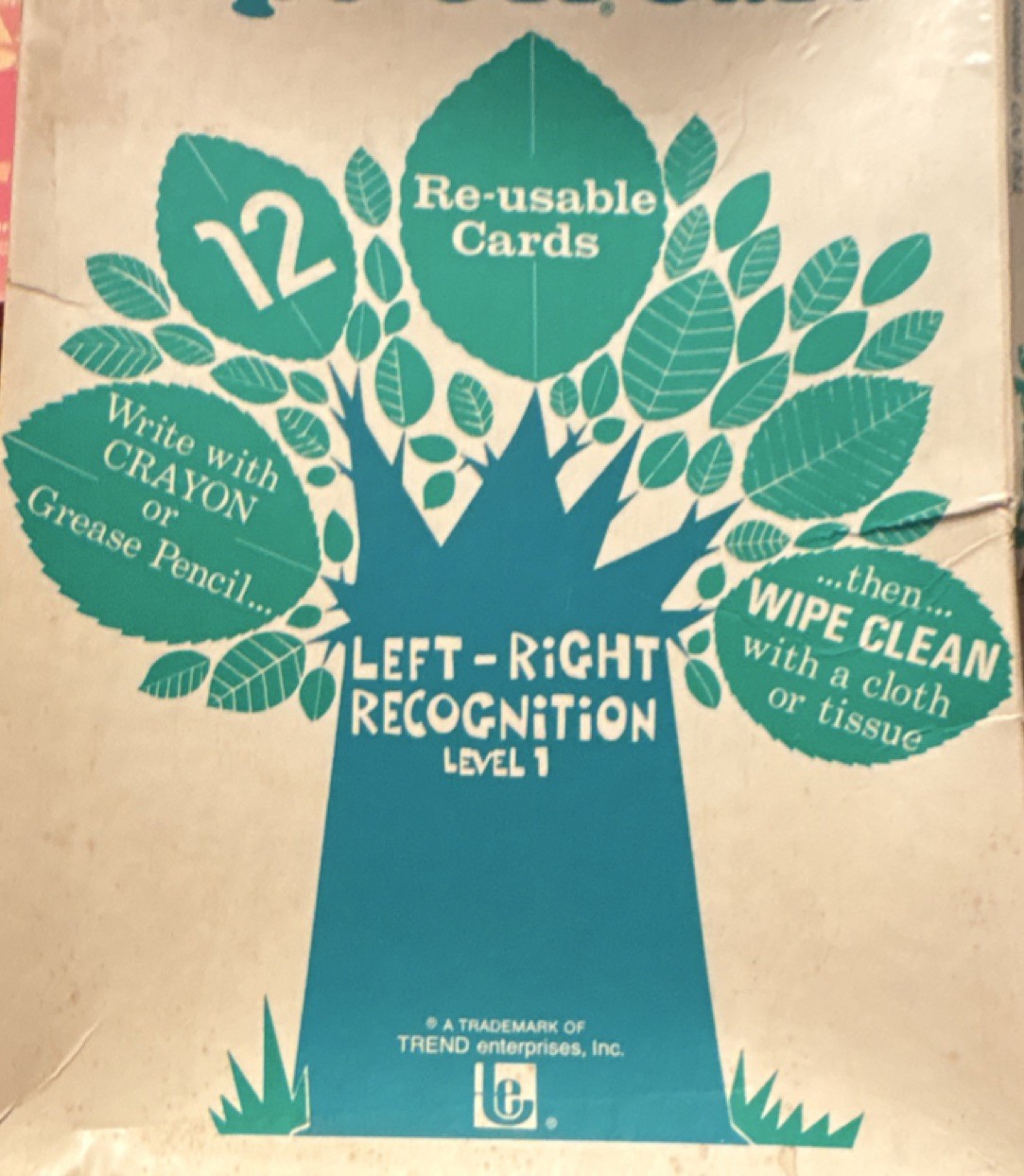 TREND enterprises Left-Right Recognition Level 1 Reusable Cards 1973