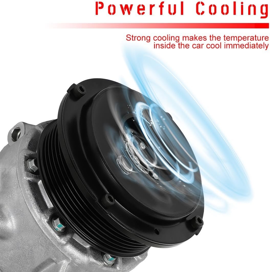 cciyu AC Compressor for Car 2009-2013 for Toyota Highlander 2.7L,Air Conditio…