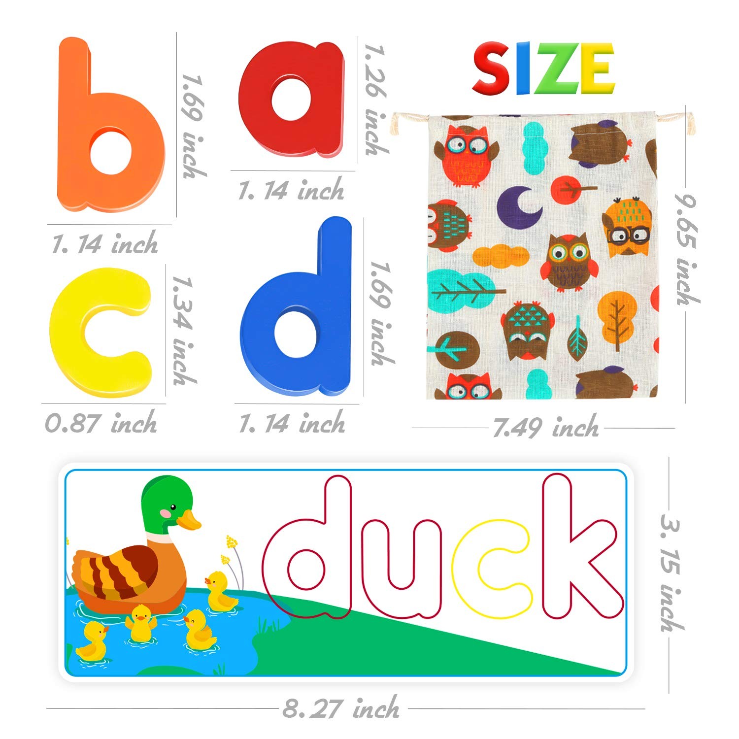 SpringFlower See & Spell Matching Letter Toy,Learning Educational Toy For 3 4…