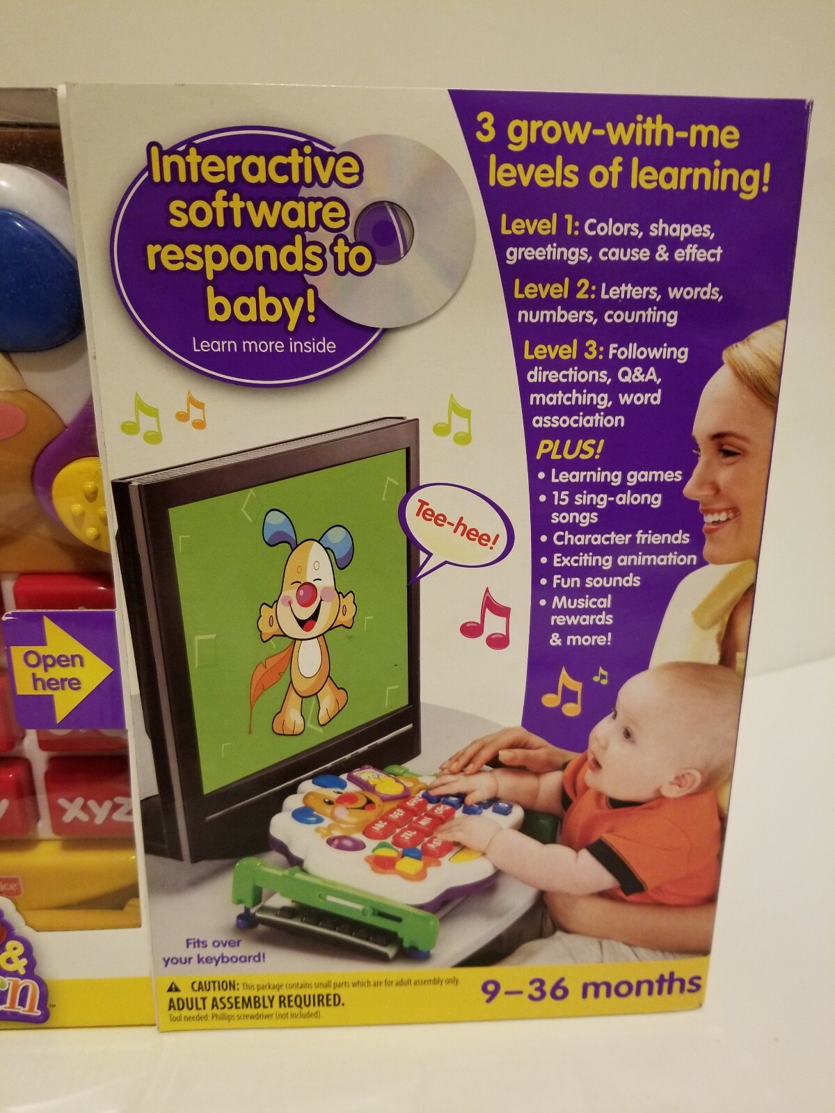 Fisher Price Computer Learning System 9- 36 Months New ABC Laugh Smile Learn