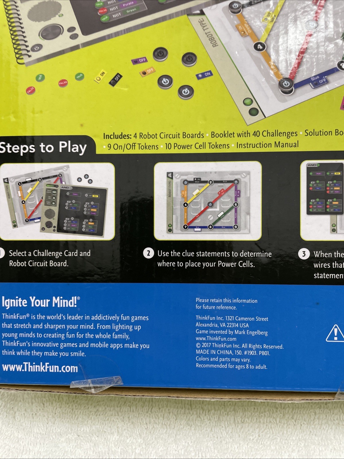 STEM Code Programming Game Series Robot Repair Thinkfun Coding Concept NEW B40