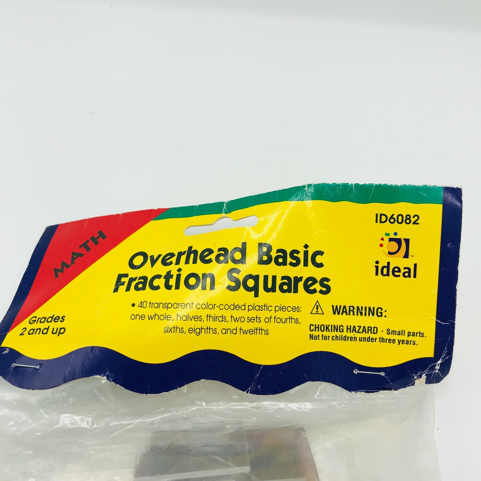 Creative Publications Overhead Basic Fraction Squares Math Education School