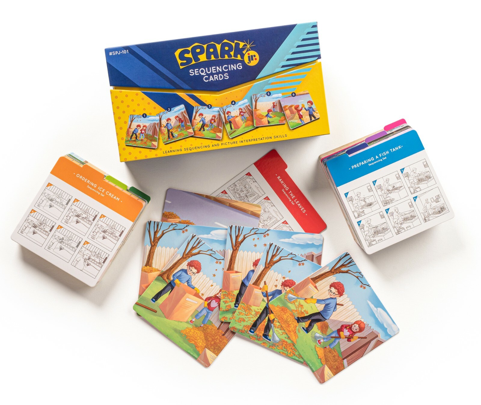 Spark Cards Jr Sequencing Cards For Storytelling and Picture Interpretation