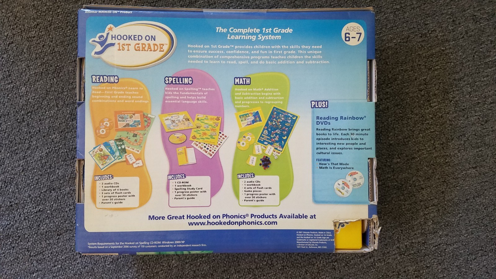 Hooked on 1st Grade Complete Learning System age 6-7