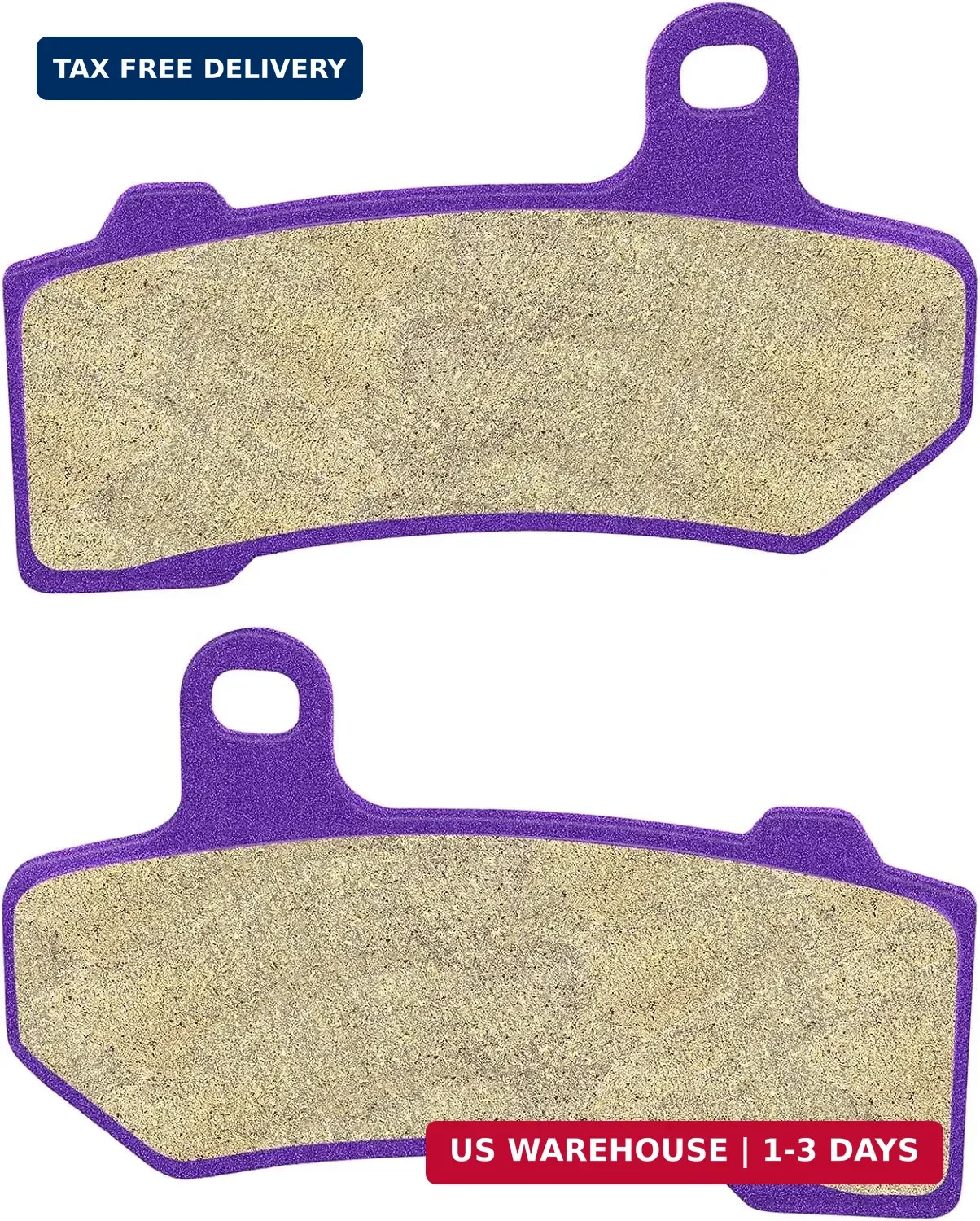 ECCPP Brake Pads Fits FLHTCU Ultra Classic Electra Glide 2008-2022, FLHR Road Ki