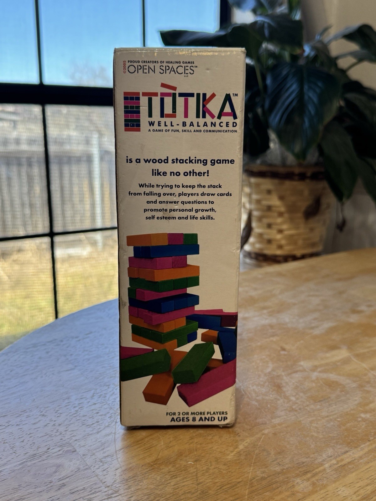 Open Spaces Totika Well Balanced Wood Stacking Game To Promote Personal Growth