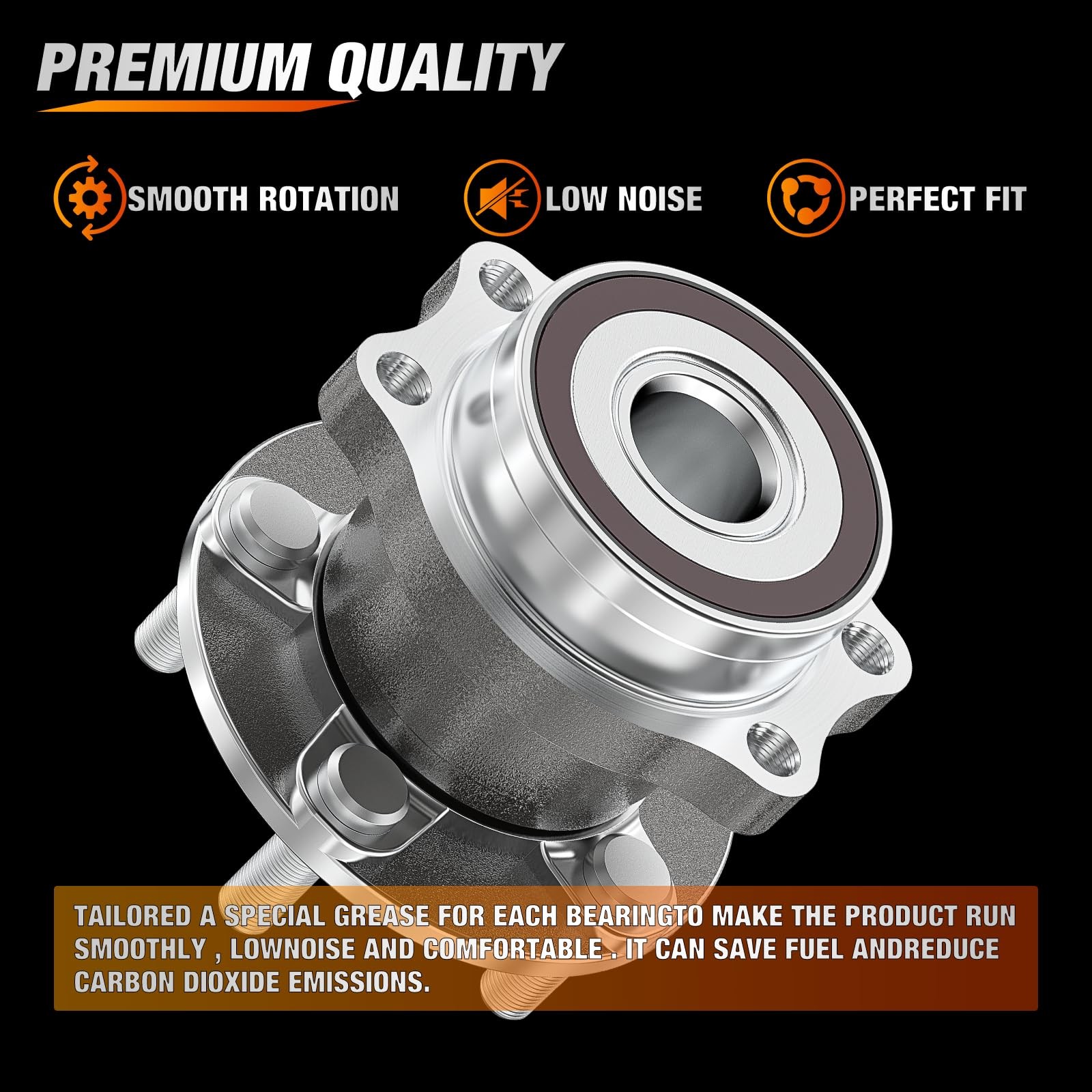Rear Wheel Bearing Hub Assembly for Subaru Forester Impreza Crosstrek