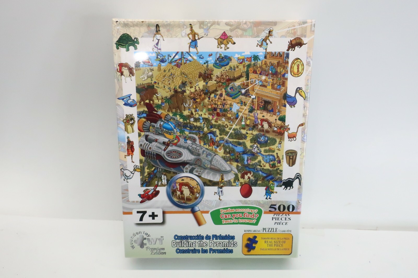 WuundenToy Priumium Edition Building The Pyramids 500 Pieces Puzzle 50cm x 50cm