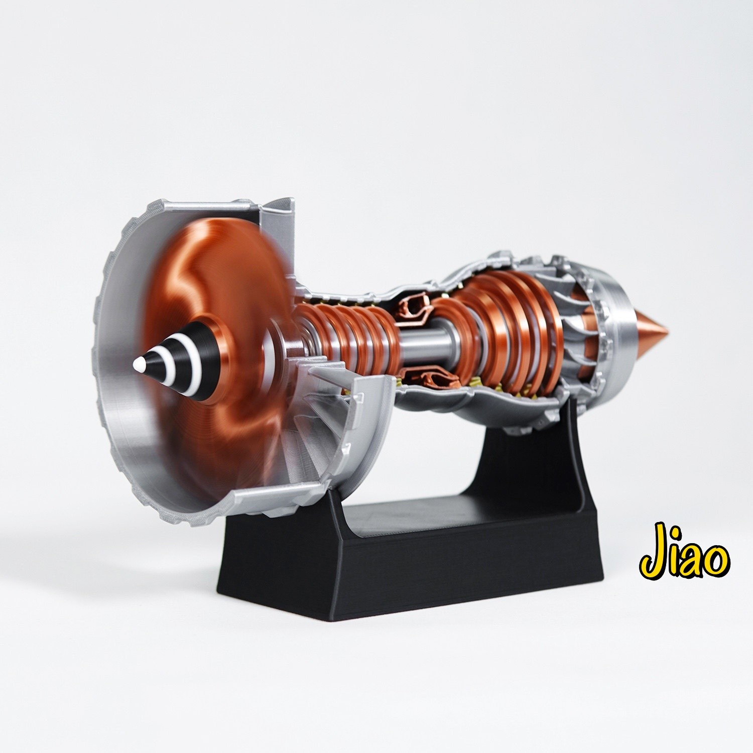 1/26 Trent 900 Turbofan Engine Model A380 Aircraft Engine Rotatable Children Toy