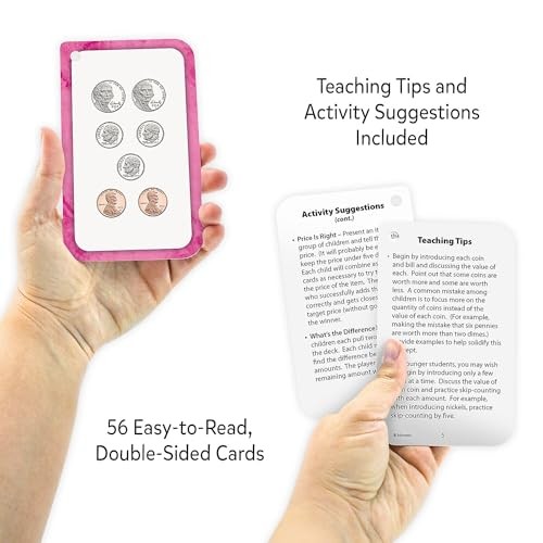 Teacher Created Resources Money Flash Cards – 56 Double-Sided Learning Cards