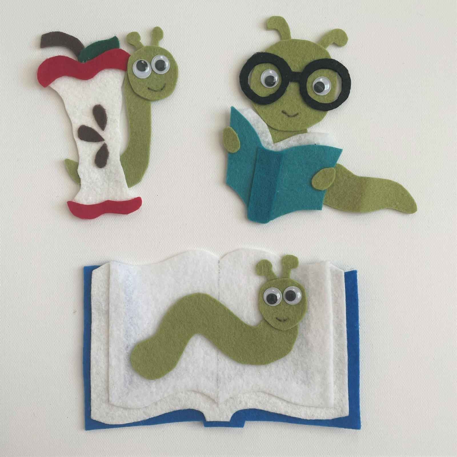 Bookworm Felt Story Set – Celebrate Reading, Curiosity, and Whimsical Learning!