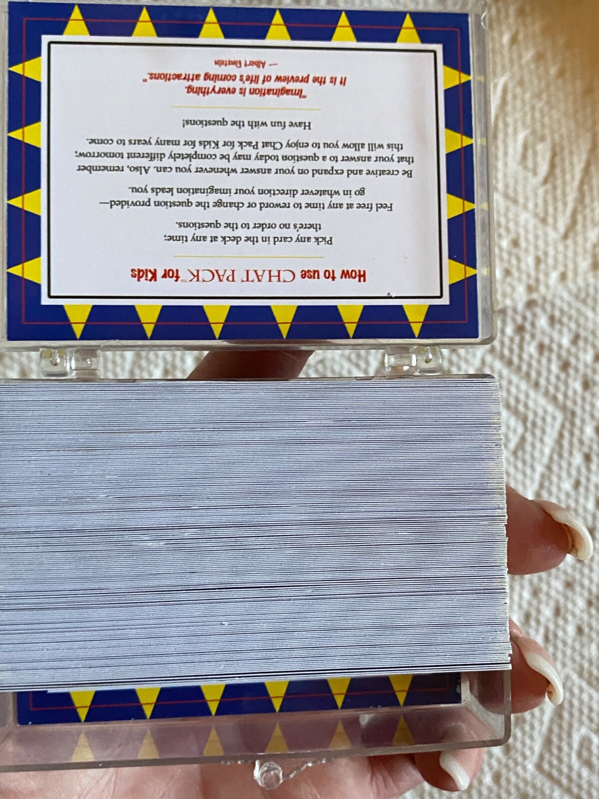 Chat Pack for Kids – 156 Question Cards to Ignite the Imagination& conversation