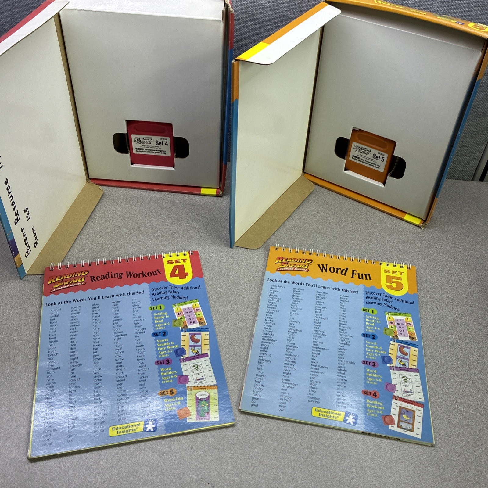 Reading Safari Learning Module Set 4 Educational Insights Reading Workout NIP
