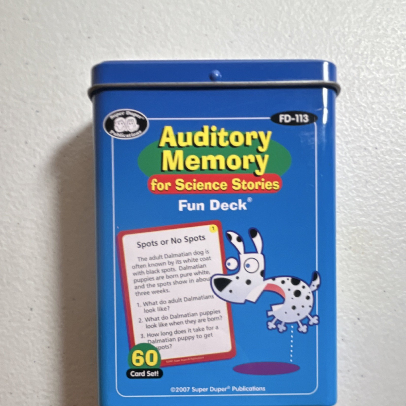 Super Duper Publications Science Stories Cards Multicolor Ages 4-16 Kids FD-113