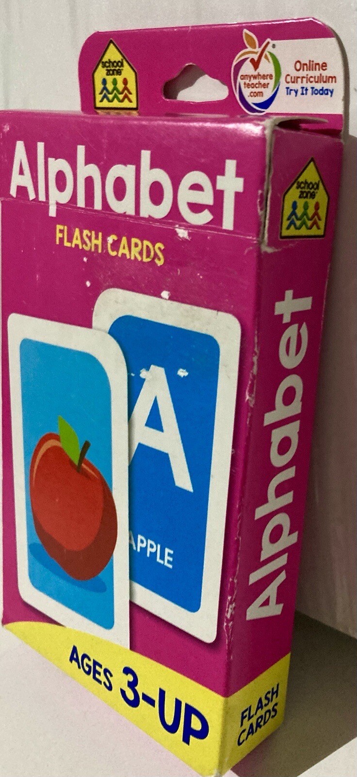School Zone Alphabet Flash Cards Deck Home School Age 3+