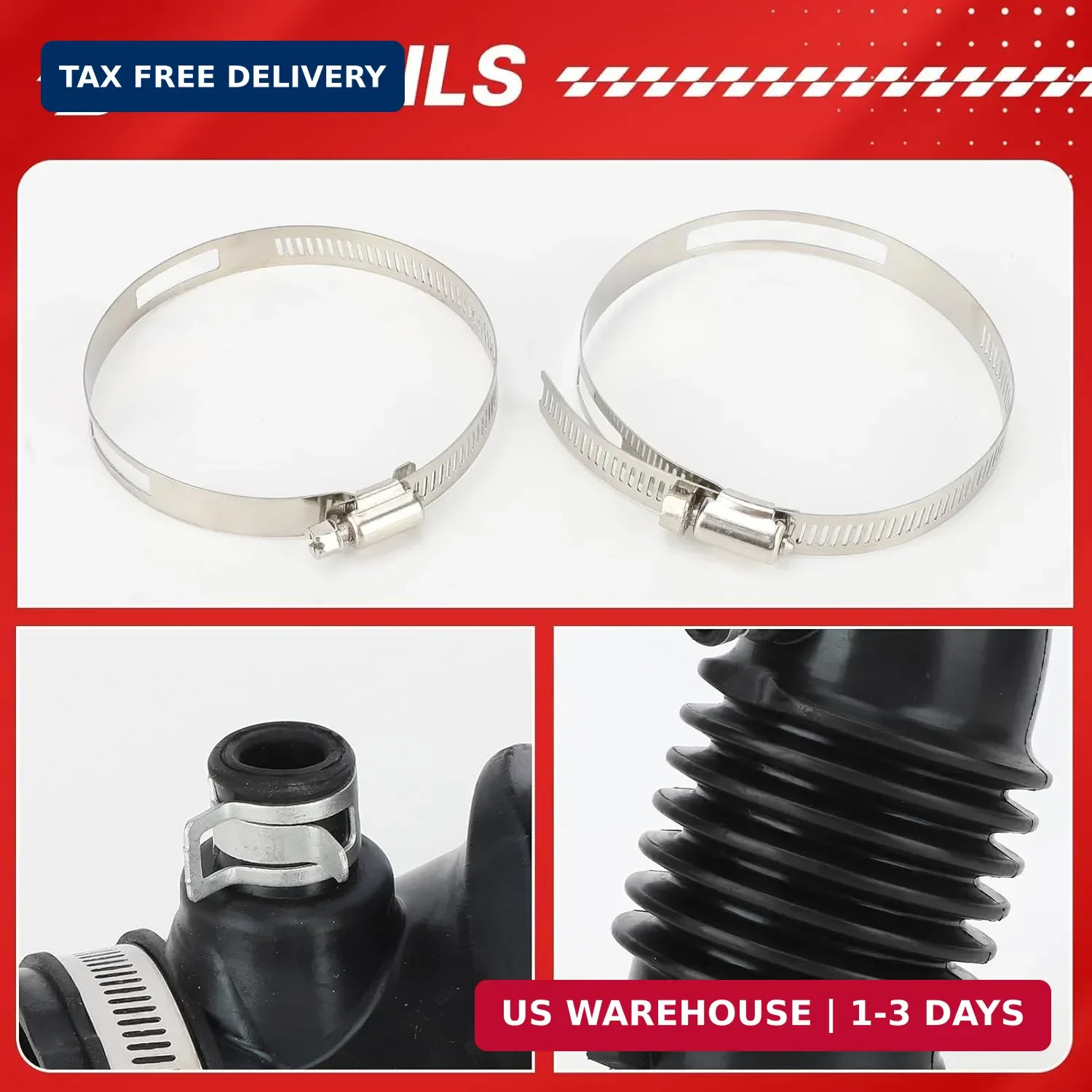 17228-5J6-A00 Air Intake Hose Tube for Honda Pilot Odyssey Acura MDX
