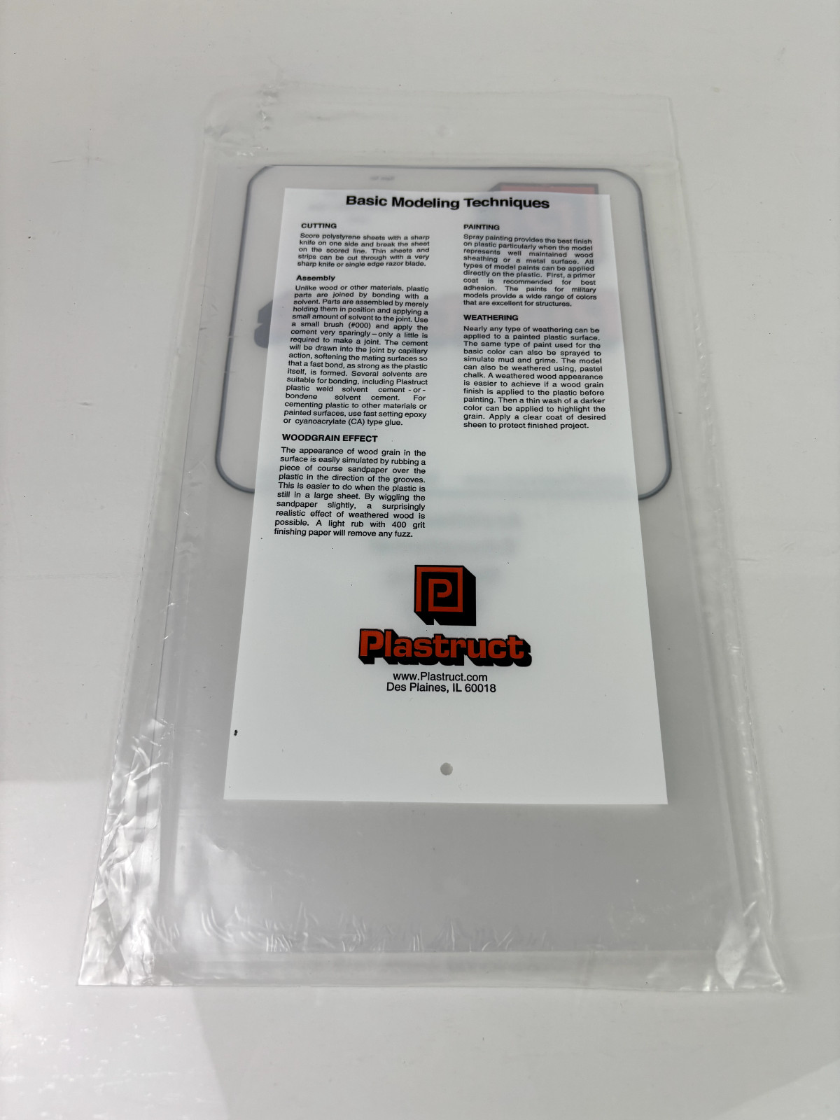 Plastruct 91252 SSC-104 Clear Copoly,.040 (2)