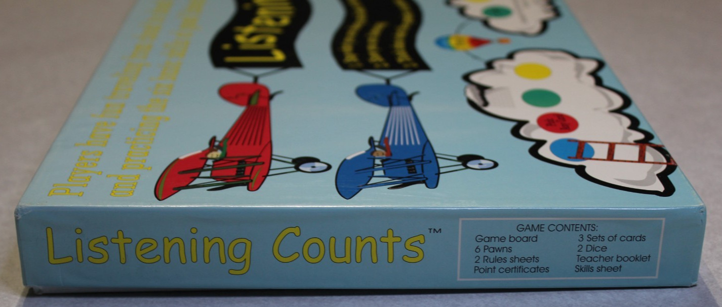 Homeschool Franklin Learning System Listening Counts 1-4 Interactive Board Game
