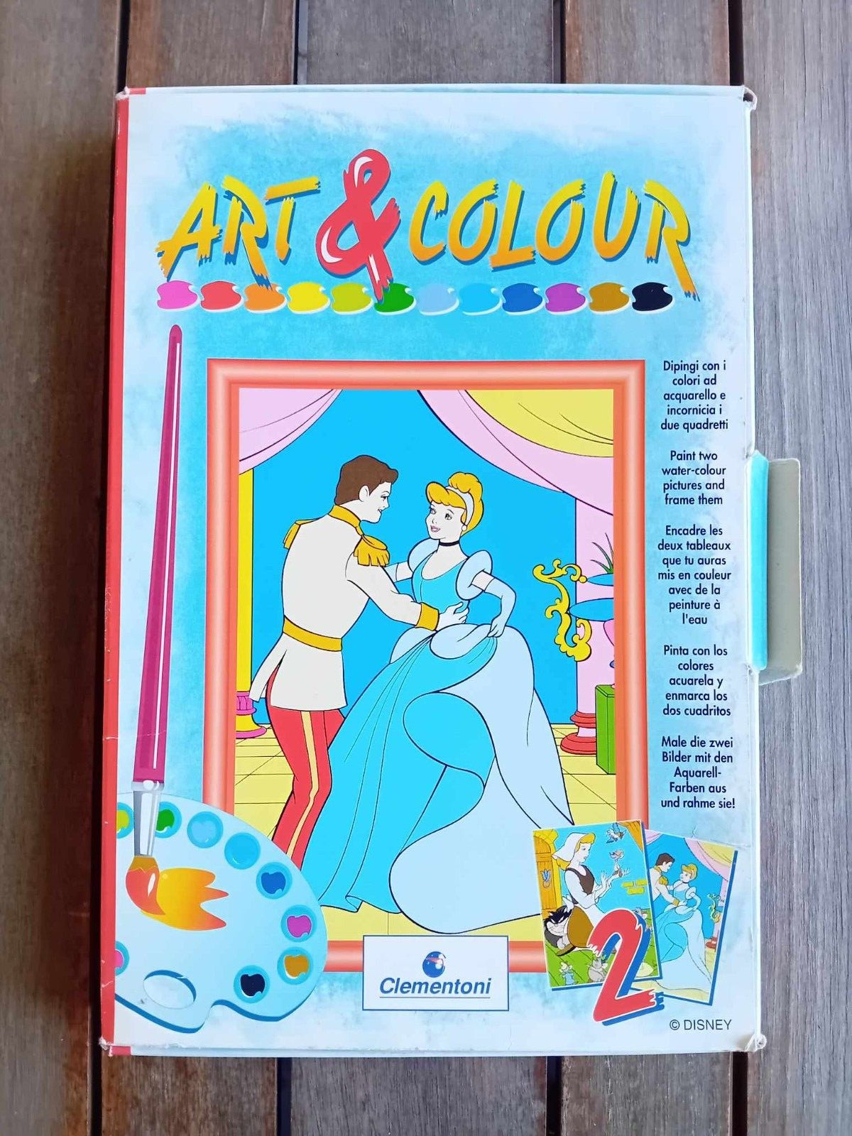 Art & Colour – Clementoni – Disney – 90s – Used.