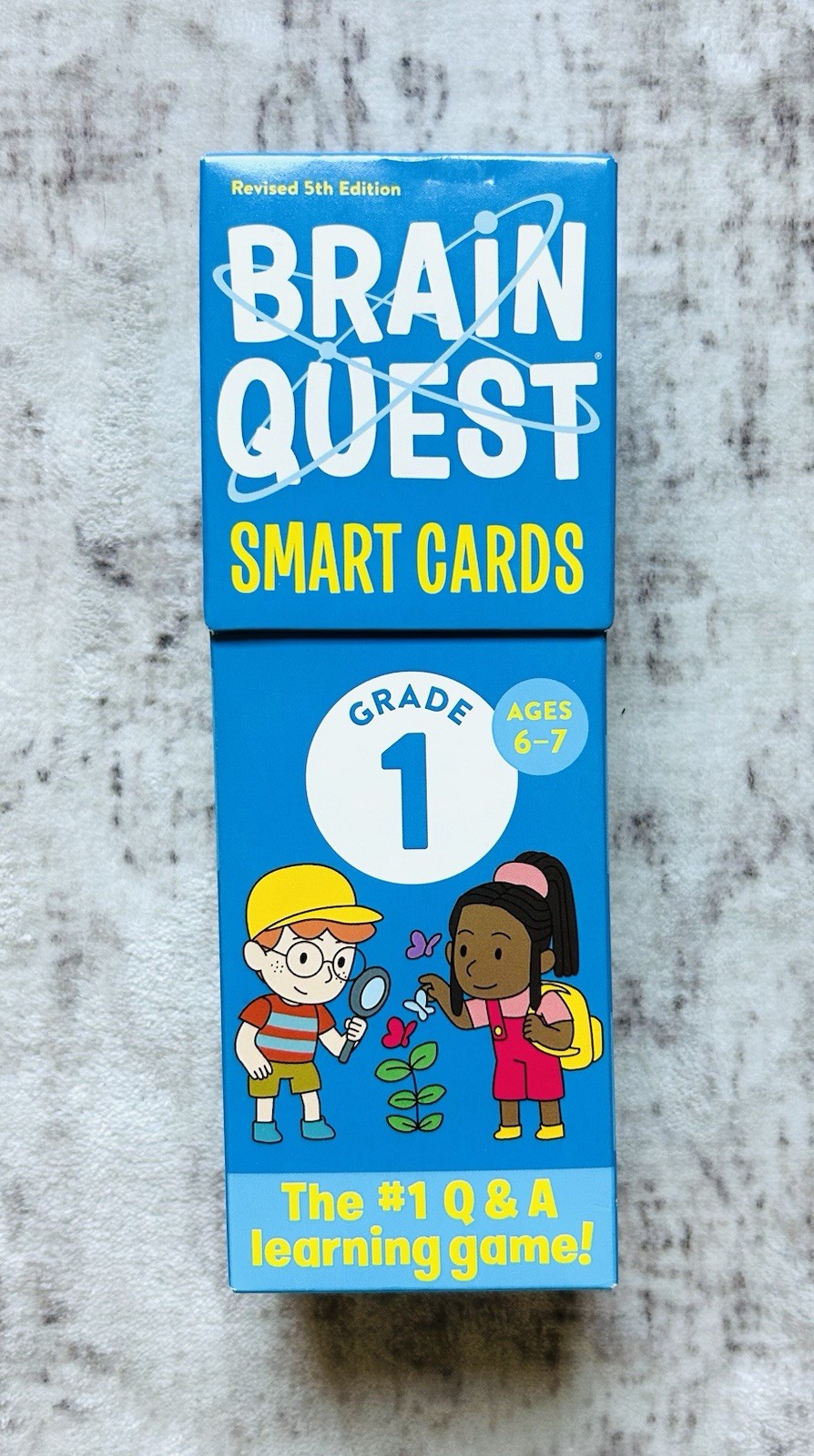 Brain Quest Smart Cards Grade 1 Ages 6-7 Revised 5th Ed Math & Science