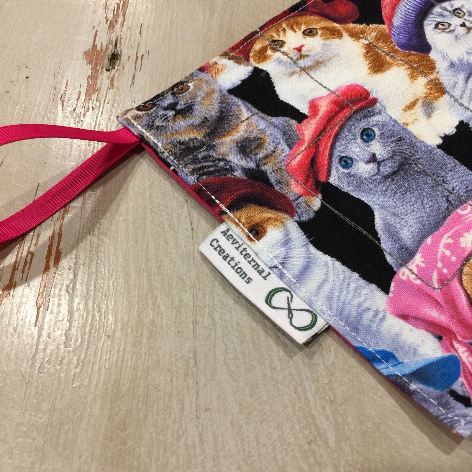 Marble Maze, Fabric, Puzzle, Sensory Learning Aid, Tactile, ADHD, Cats In Hats